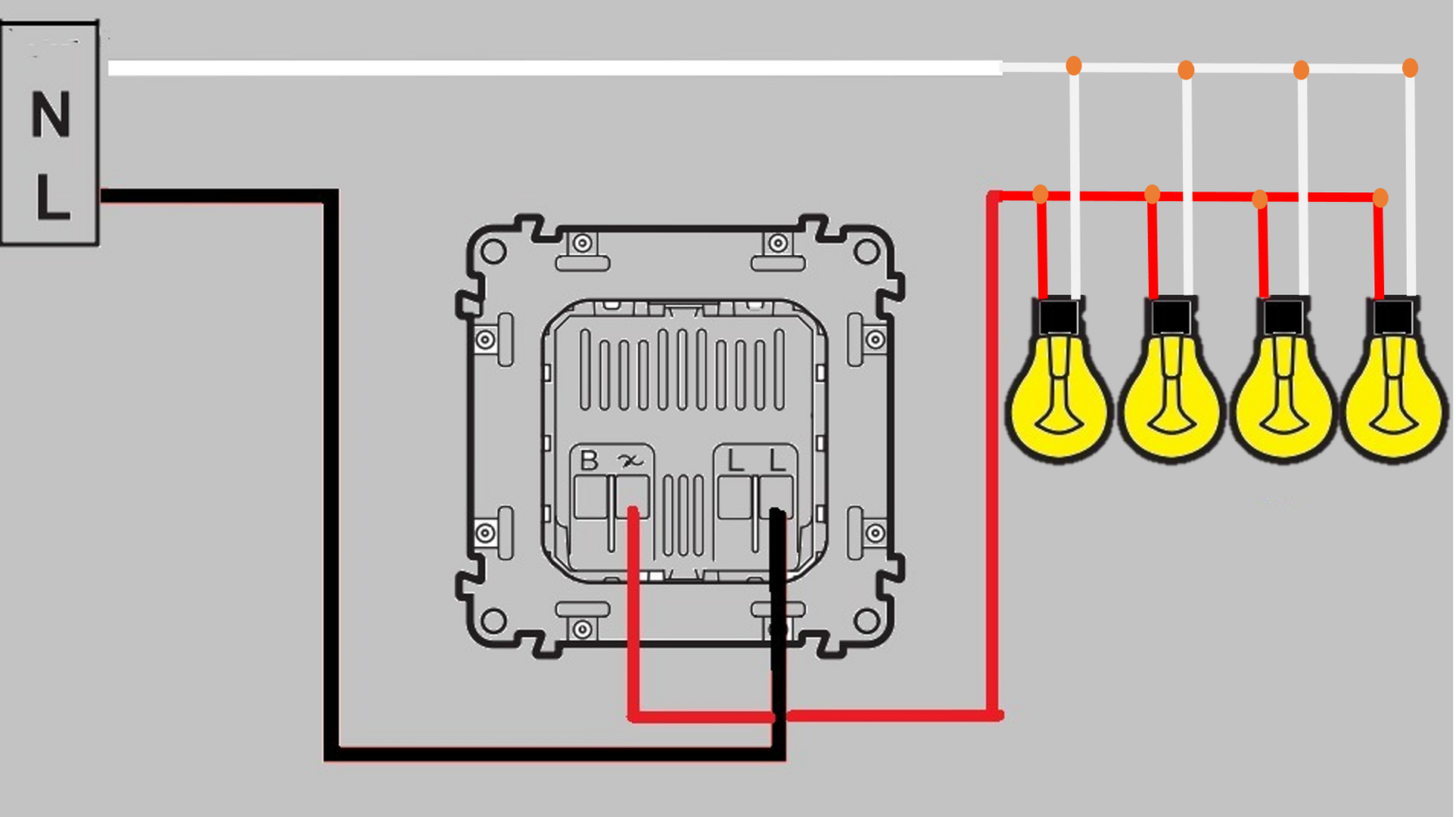 COMO CONECTAR 4 FOCOS LED CON UN DIMMER capitulo 25 Más Capacitación