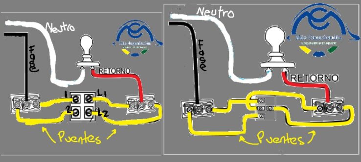 Formas De Conectar Un Apagador De Cuatro Vías Con Apagadores De ...